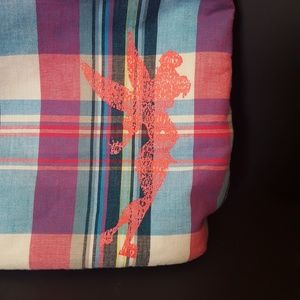 Disney "Tink" Tinkerbell Pink Plaid Soft Handbag